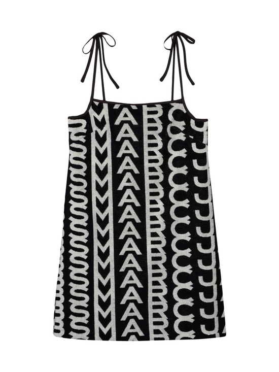 Marc Jacobs Dresses & Skirts - Marc Jacobs Black and White Mini Dress with Logo Stripe